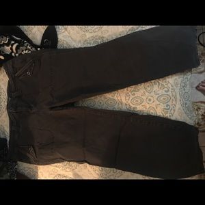 Military crop pants.